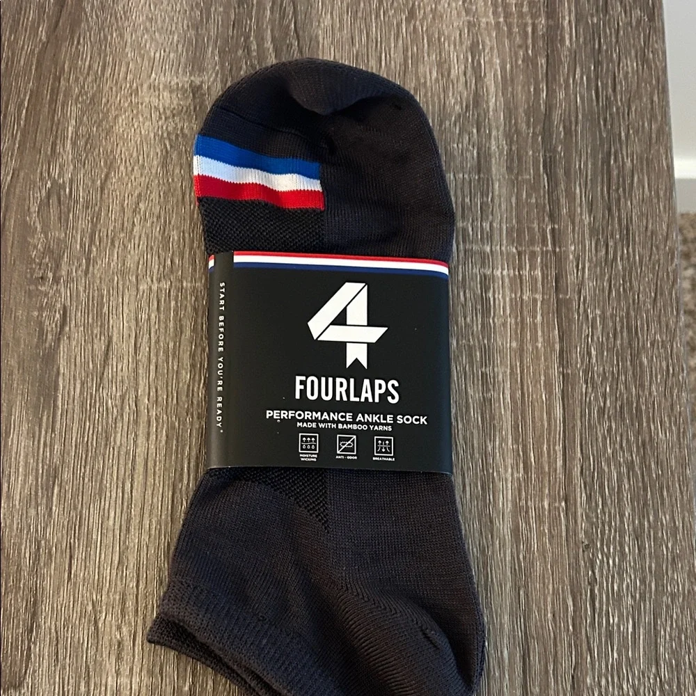 Performance Ankle Socks - Black, White, and Grey - Picture 7 of 8